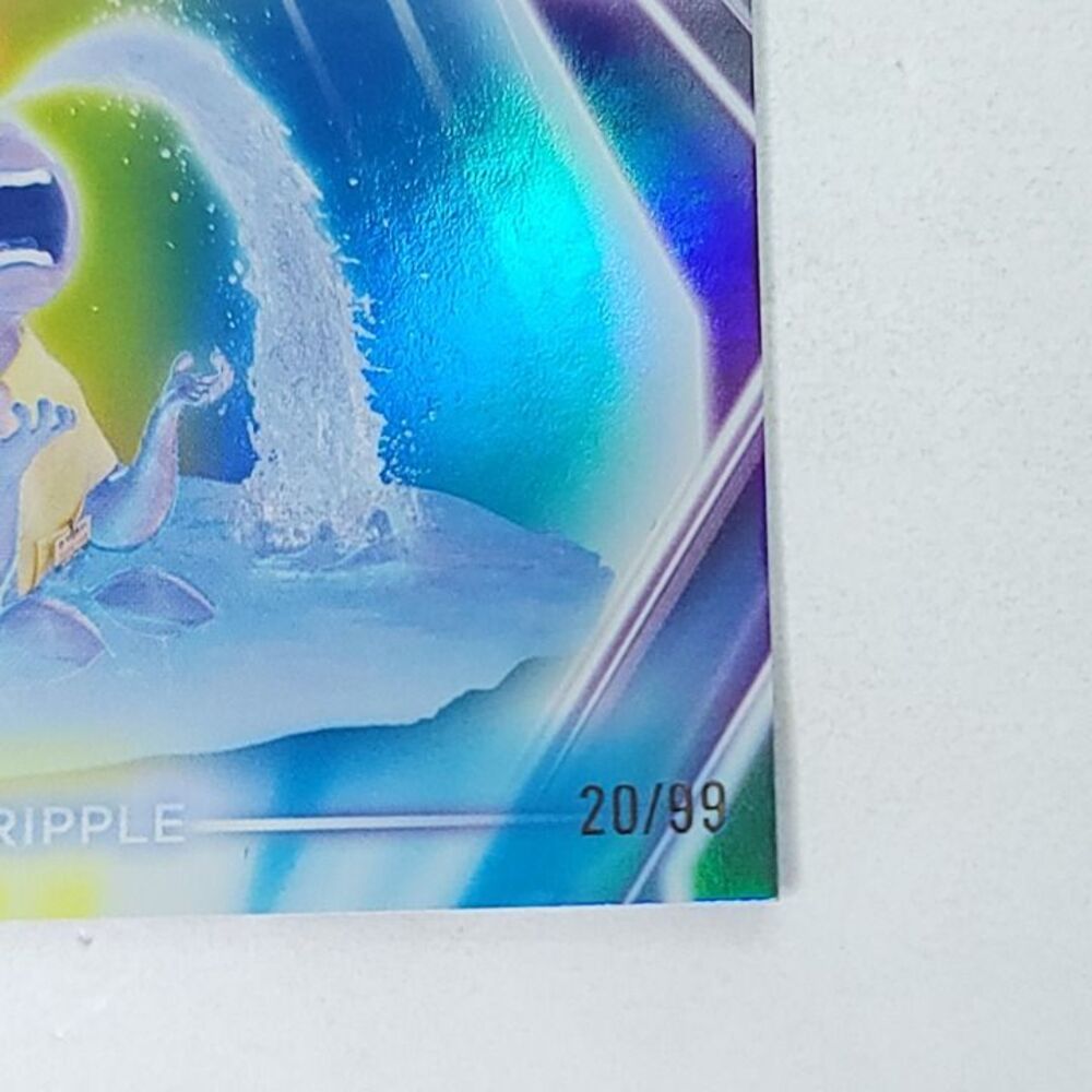 Wade Ripple Topps 2026 Disney Neon Holo Parallel Refractor Limited 20/99 - Picture 3 of 5